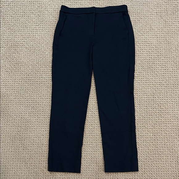 J. Crew Going-Out Slim Pant in Stretch Twill size 4 Black Preppy Office - Picture 1 of 16